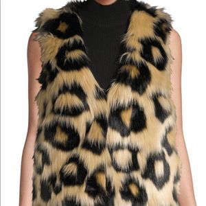 Brand New MICHAEL MICHAEL KORS Faux Fur Vest